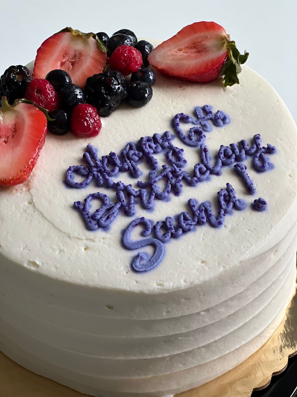 Elegant custom decorated cake